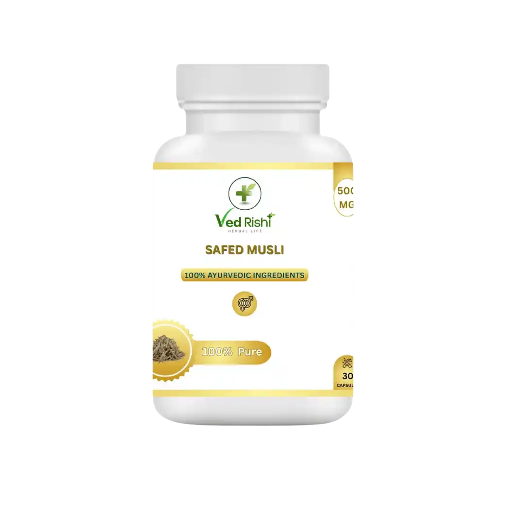 VedRishi Herbal Life Safed Musli Capsules
